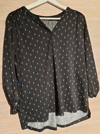 Blouse manches 3/4 taille 44 gemo