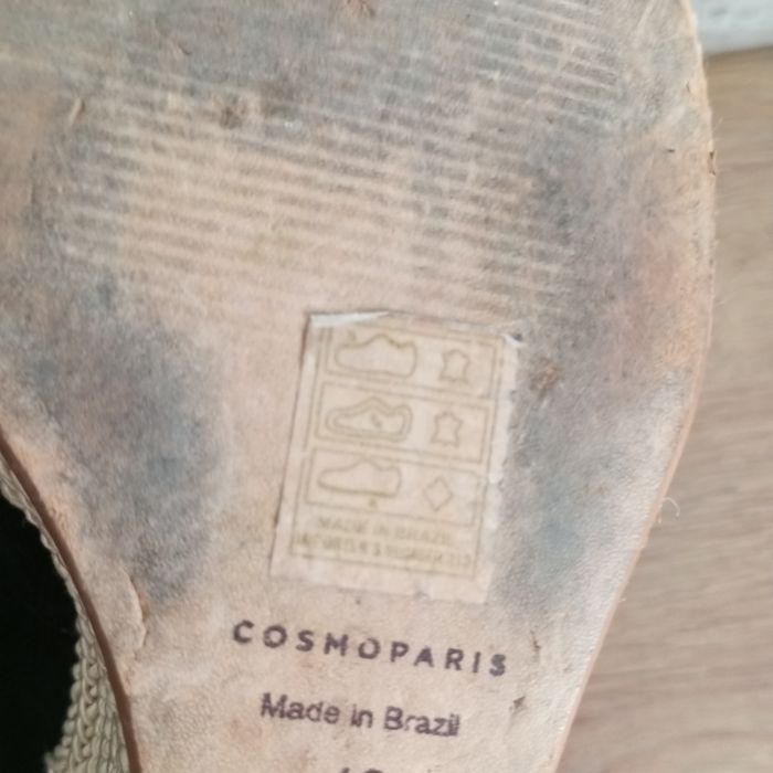 Sandales cuir semelle compensée femme 40 - photo numéro 6