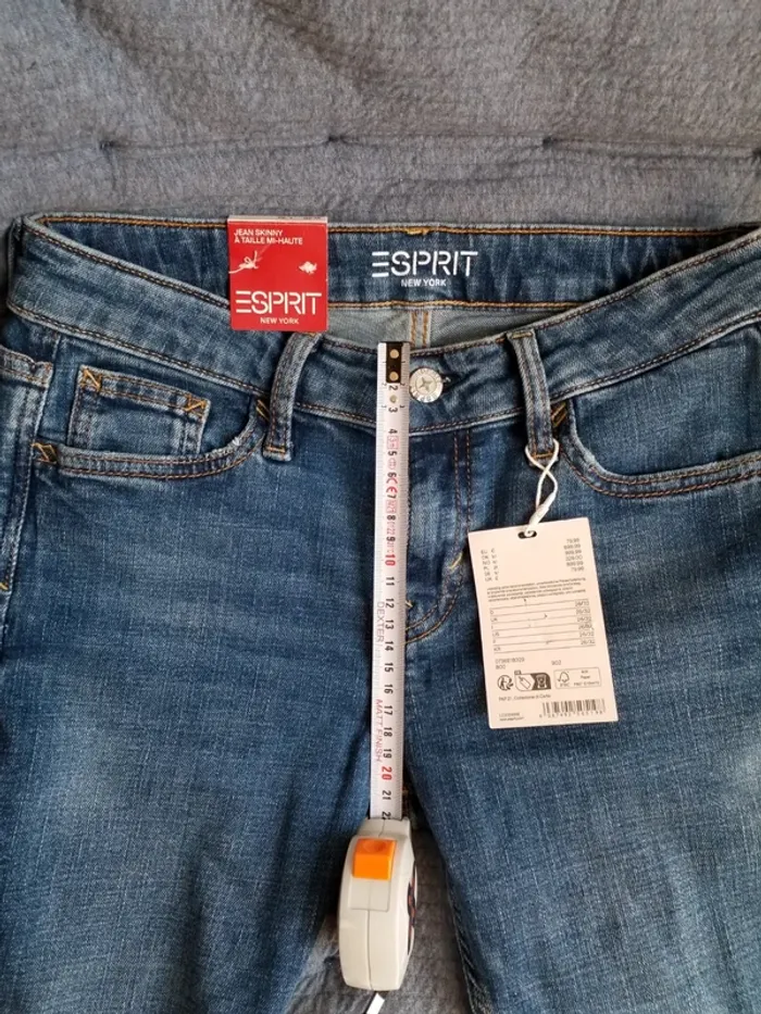 Jean skinny esprit neuf t 34 - photo numéro 5