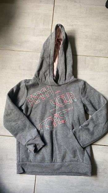 Sweat à capuche imprimé décathlon