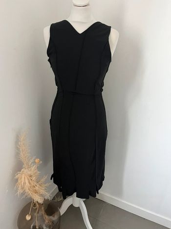 Robe noire ajustée Ikks S