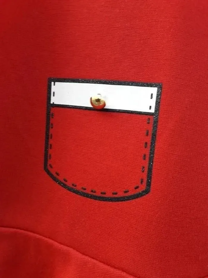 Tenue de soirée fille - Robe rouge taille 8/10 ans - H&M - photo numéro 4