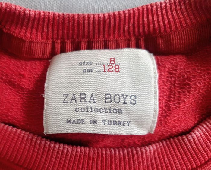 Sweat enfant rouge 8 ans zara boys - photo numéro 2