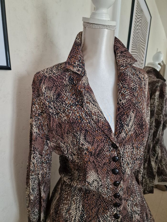 Chemise imprimé python Gaston Jaunet - photo numéro 2