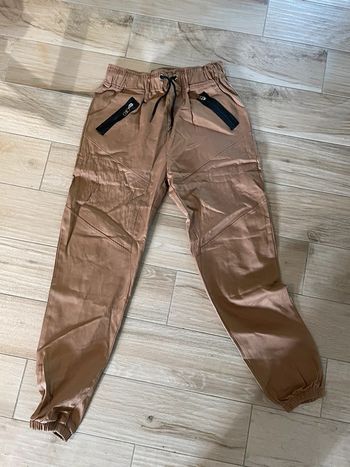 Pantalon multi poche beige