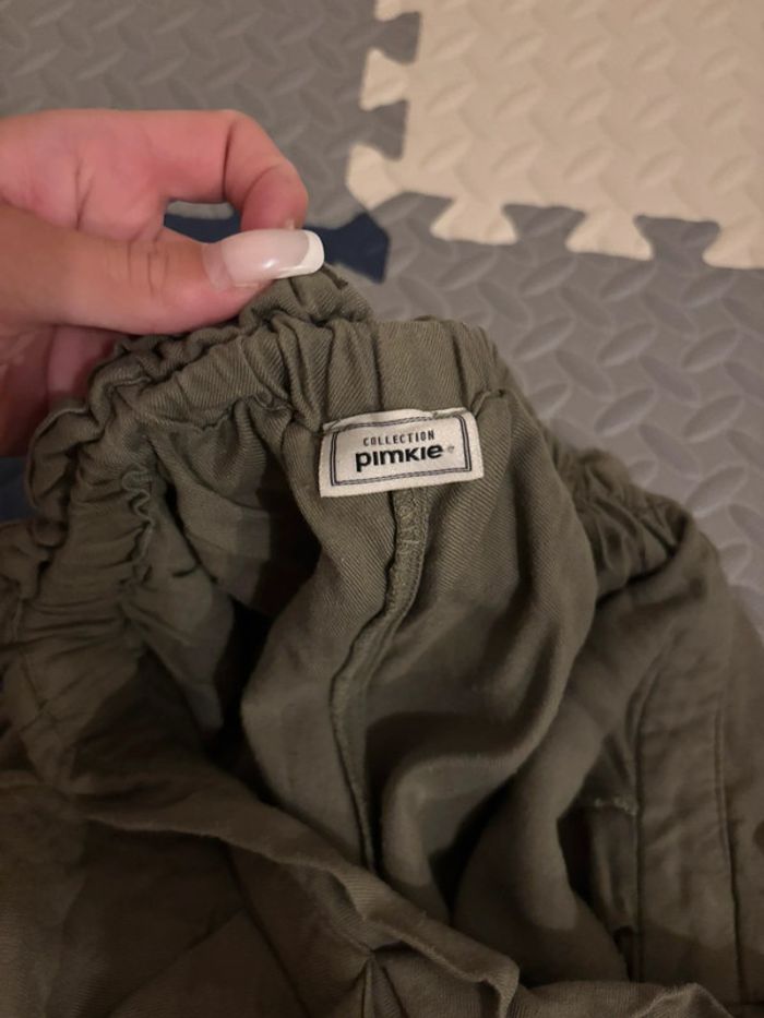 Short fluide à poches, kaki, Pimkie, à noeud - photo numéro 3