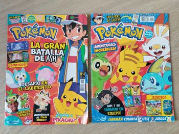 Lot de 2 magazines Pokémon