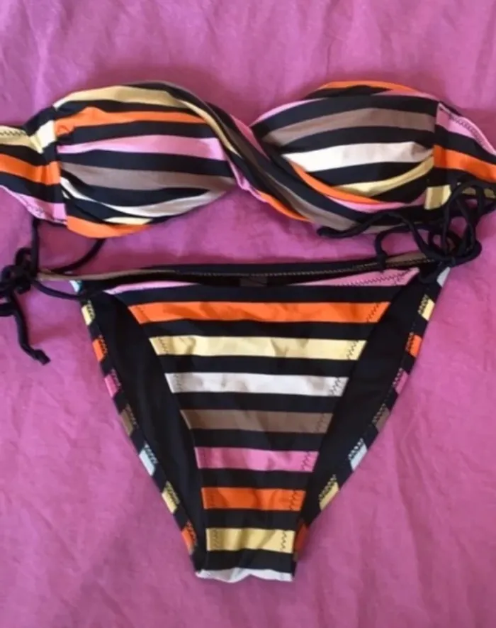 Maillot de bain 2 pièces multicolore - photo numéro 2