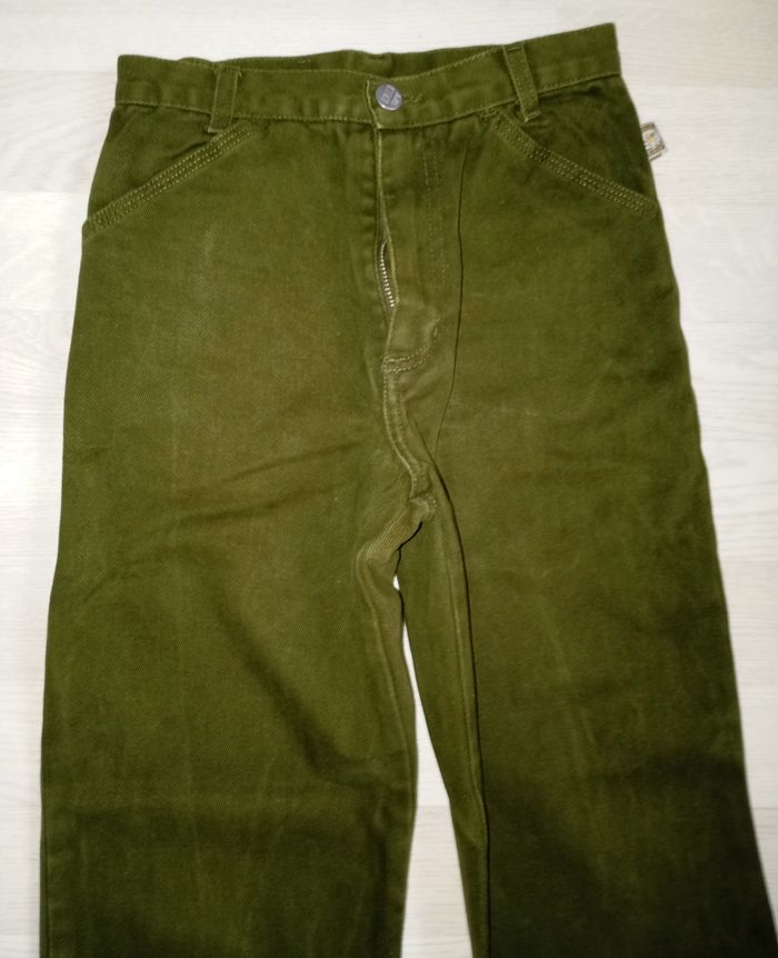 Jeans épais vert olive kaki foncé DPAM
T. 10 ans - photo numéro 2