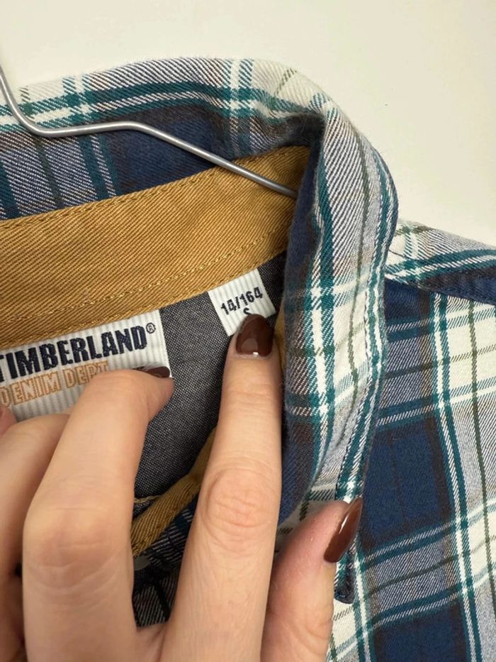 Chemise Timberland à carreaux garçon 14 ans parfait état - photo numéro 5