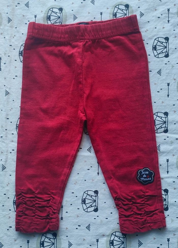 Legging rouge taille 6 mois