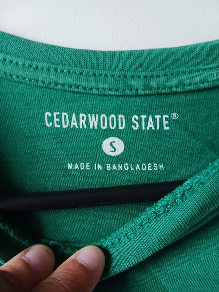 Tshirt uni Cedar Wood State taille S36 - photo numéro 2