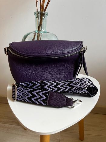 Sac banane violet format standard