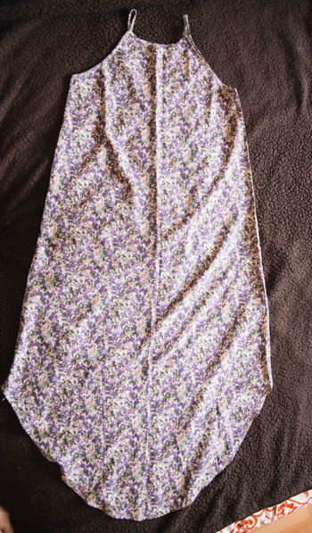 Robe longue à fleurs