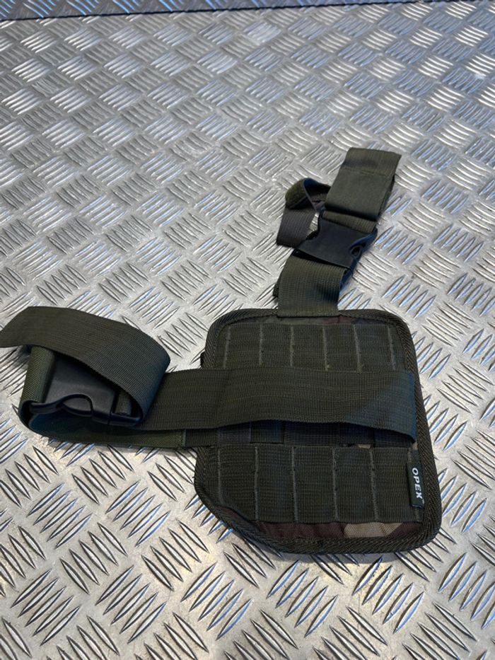 plaque panneau de jambe cuisse molle porte chargeur militaire opex - photo numéro 2