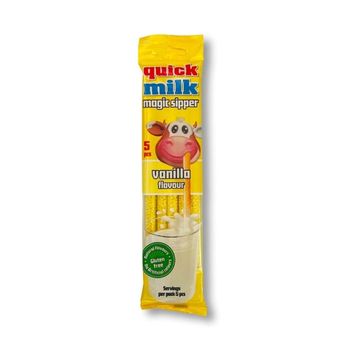 1 paquet de paille à la vanille