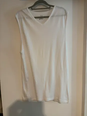 Débardeur blanc homme taille XL - 42 très bon état