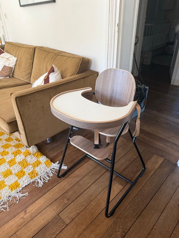 Chaise haute bébé Charlie Crane - Tibu noyer - Set complet - photo numéro 9