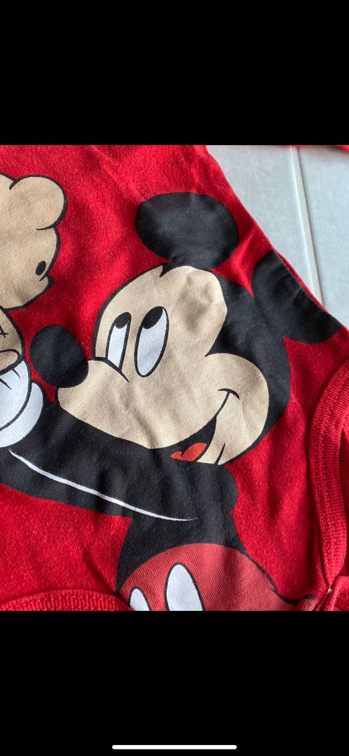 Body manches longues Mickey 3 mois - photo numéro 4