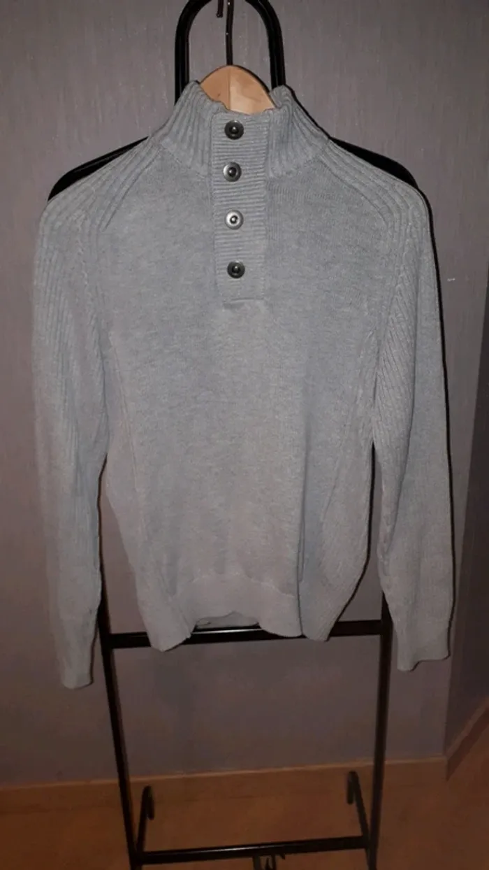 Pull gris Celio - photo numéro 2