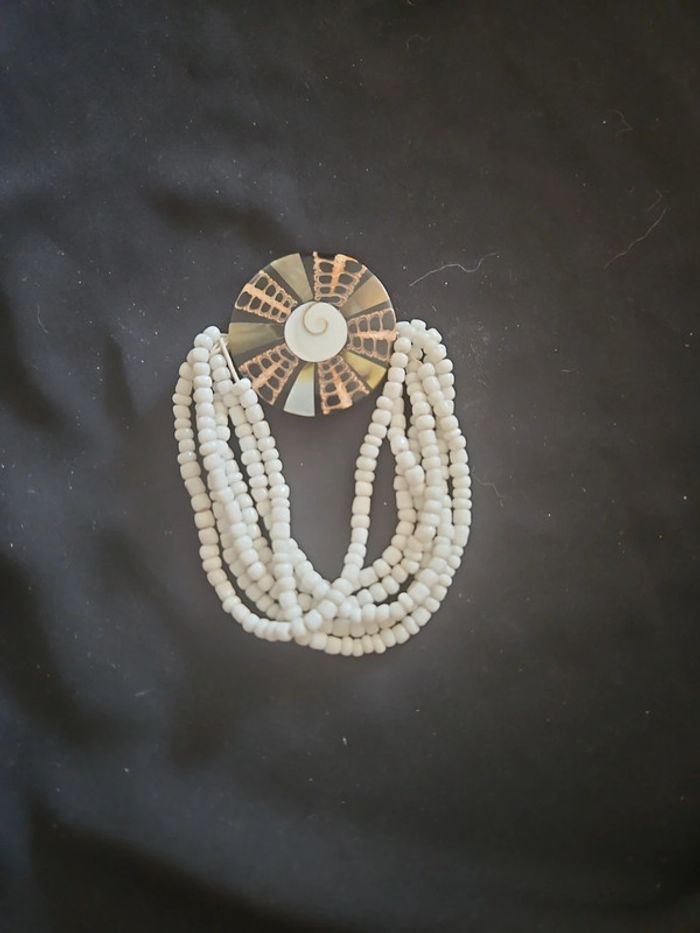 Beau bracelet plage coquillage