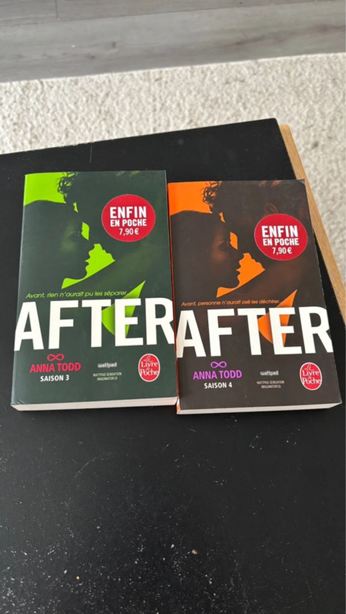 Lot de 2 livres after saison 3 et 4 neuf avec étiquette