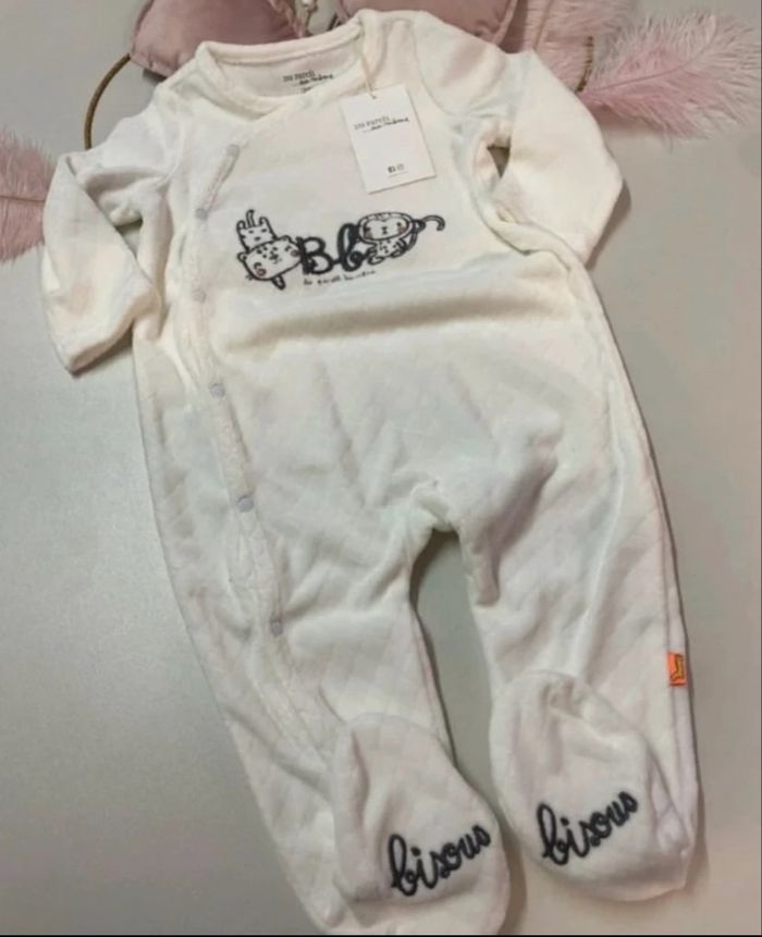 Pyjama bébé fille - neuf - Dpam - Taille 12 mois - photo numéro 3