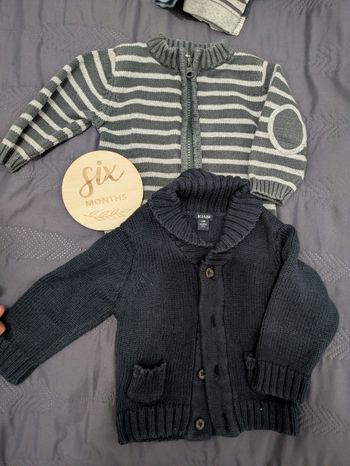Lot de 2 gilets 6 mois