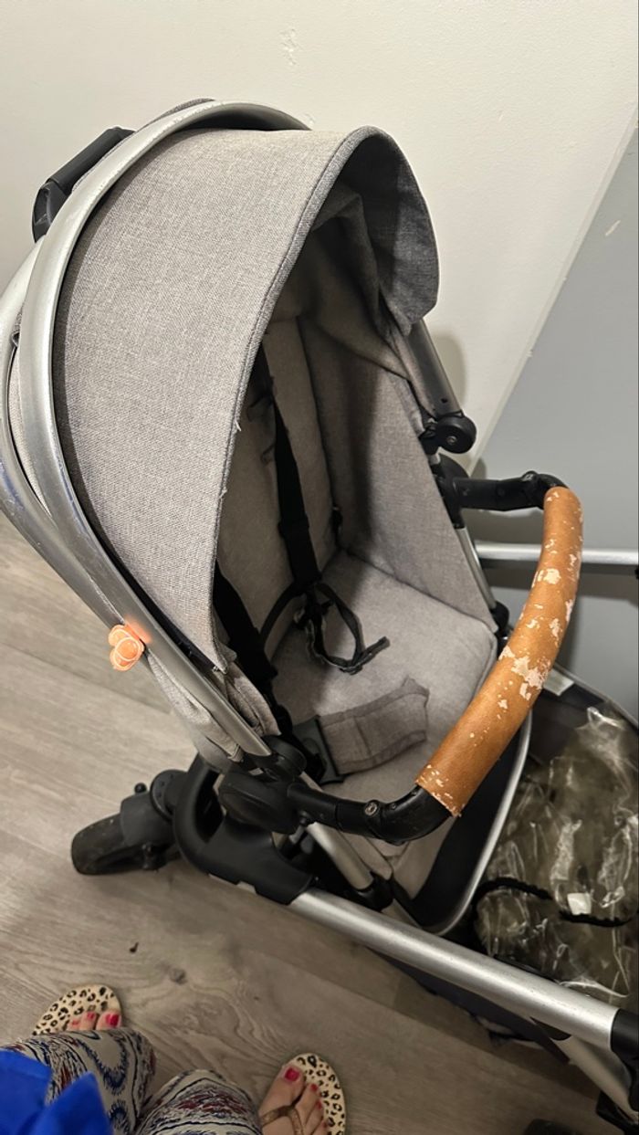 Poussette double jumeau