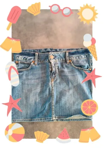 Jupe en jeans 38