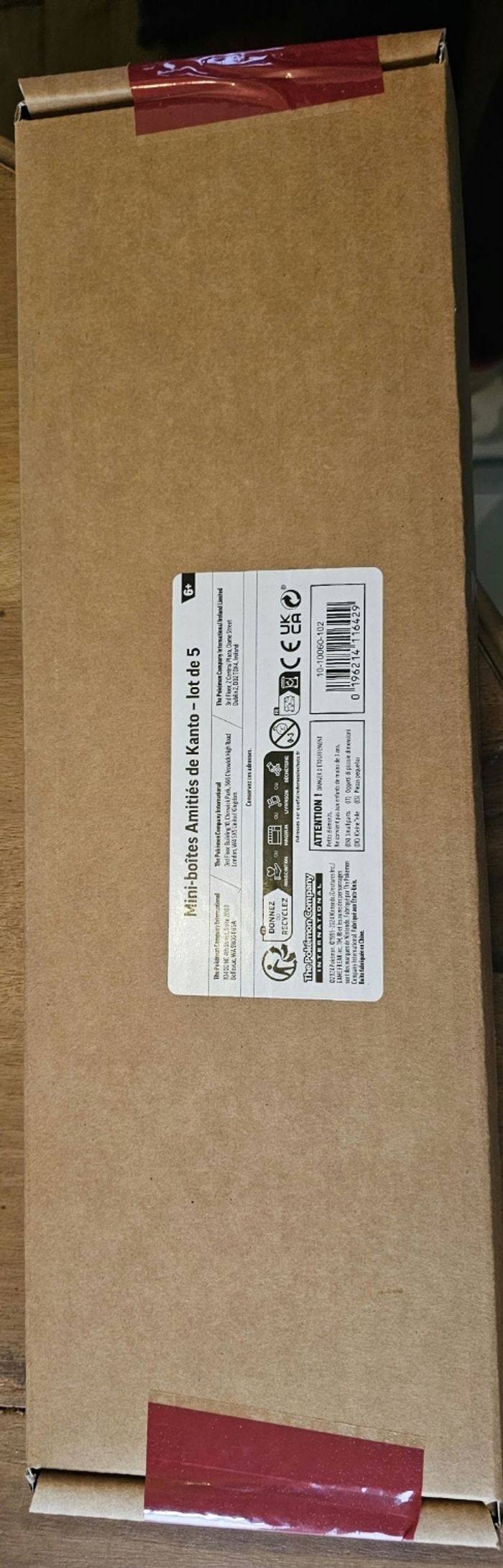 Coffret mini tins Amis de Kanto exclu Amazon