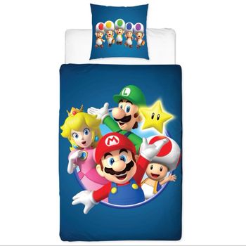 Housse de couette + Taie MARIO - NINTENDO - NEUF