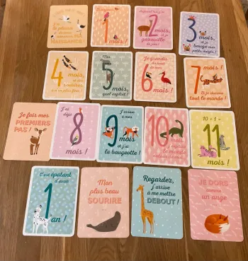 Cartes Étapes 1 an