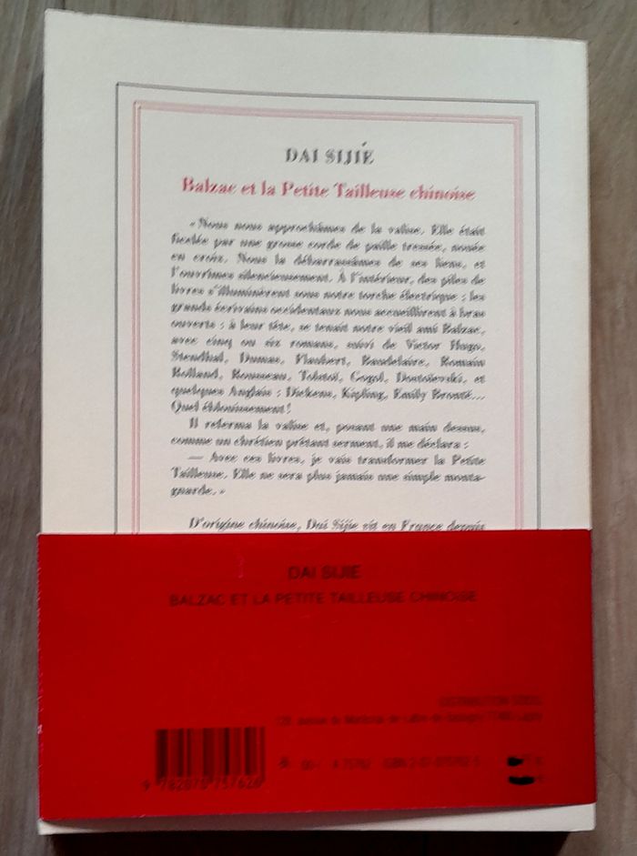 Dai Sijie - Balzac et la Petite Tailleuse chinoise - photo numéro 3