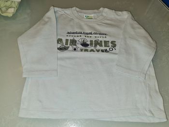 Lot de 2 tee-shirts et 1 pantalon velours vertbaudet 6 mois