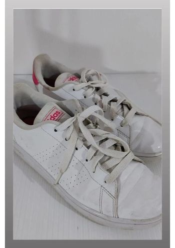 Paire de basket blanche et rose adidas bon état taille 36