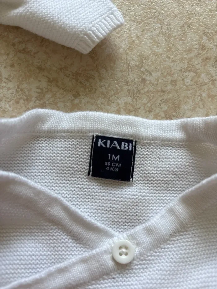 Lot de 2 veste fine en 1 mois - photo numéro 2