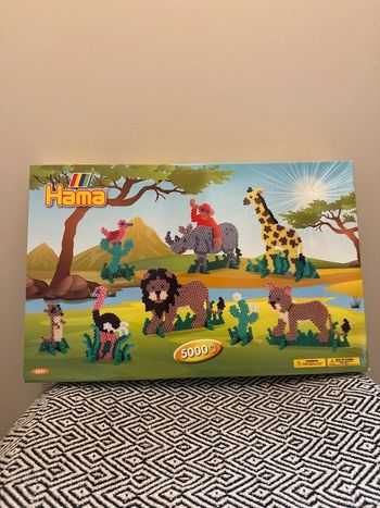 Hama - Boite de perles Safari 5000 pièces -5 ans et +