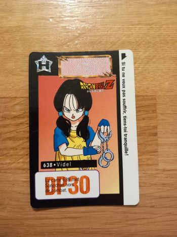 Carte Dragon Ball Z 638 Mystère