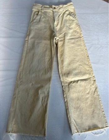 Jean large jaune