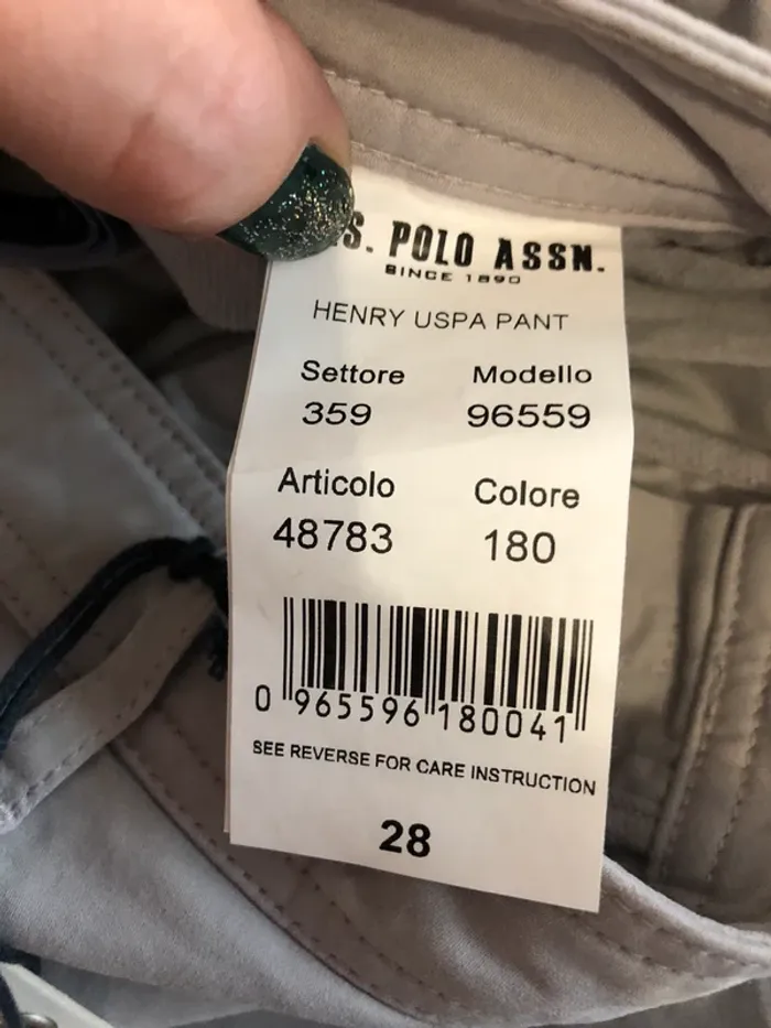Pantalon gris clair U.S polo assn - photo numéro 11