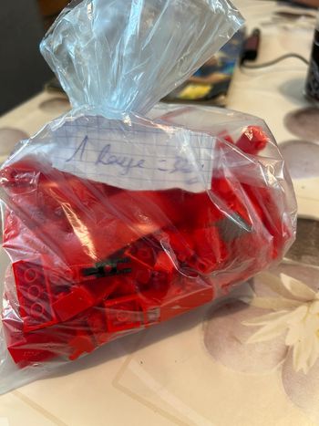 Lot de lego rouge