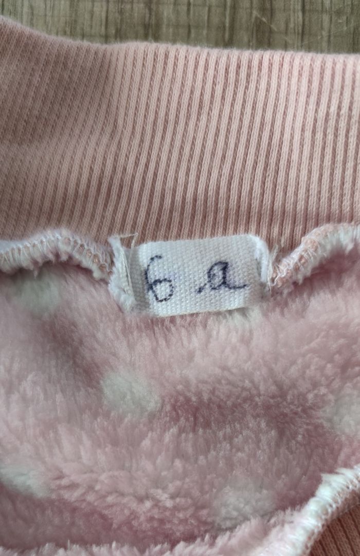 Ensemble jogging et pull 6 ans fait main pour fille - photo numéro 3