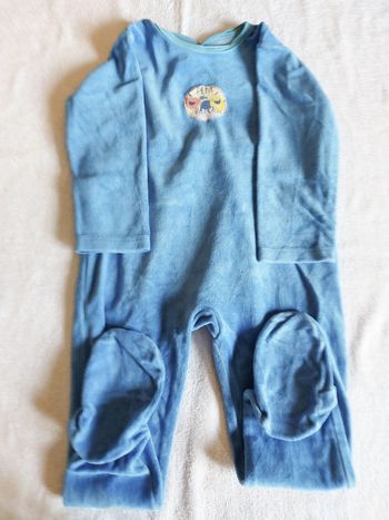 Pyjama velour petit bateau 3 ans