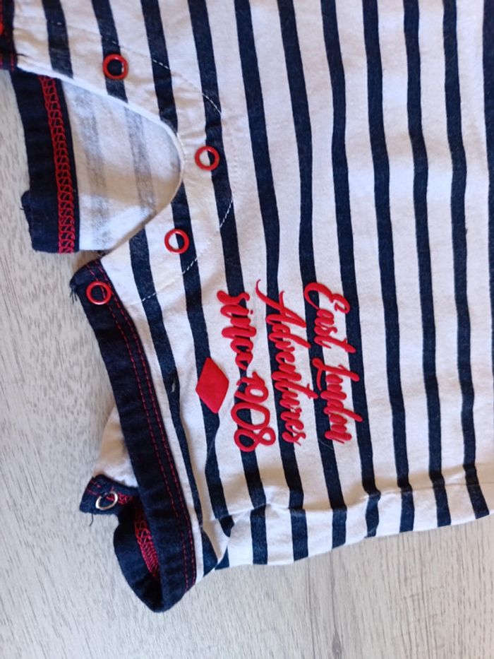 Combishort 3 mois Lee cooper bébé combi short été 62 cm - photo numéro 5