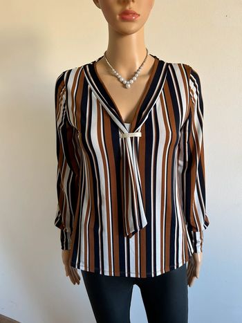 Blouse rayée avec manches 3/4 Morgan taille S excellent état