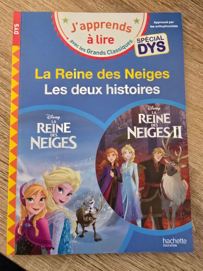 Livre J’apprends à lire - La reine des neiges et La reine des neiges 2. Special DYS