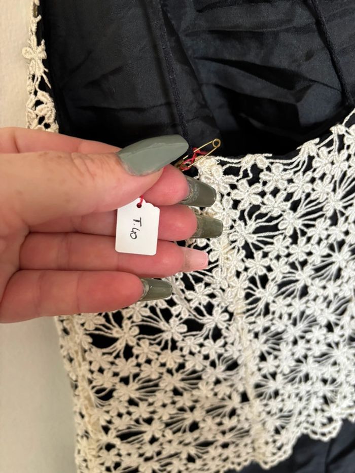 Robe de cérémonie en soie sauvage taille 40 - photo numéro 7
