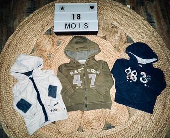 Lot veste à capuches • 18M
