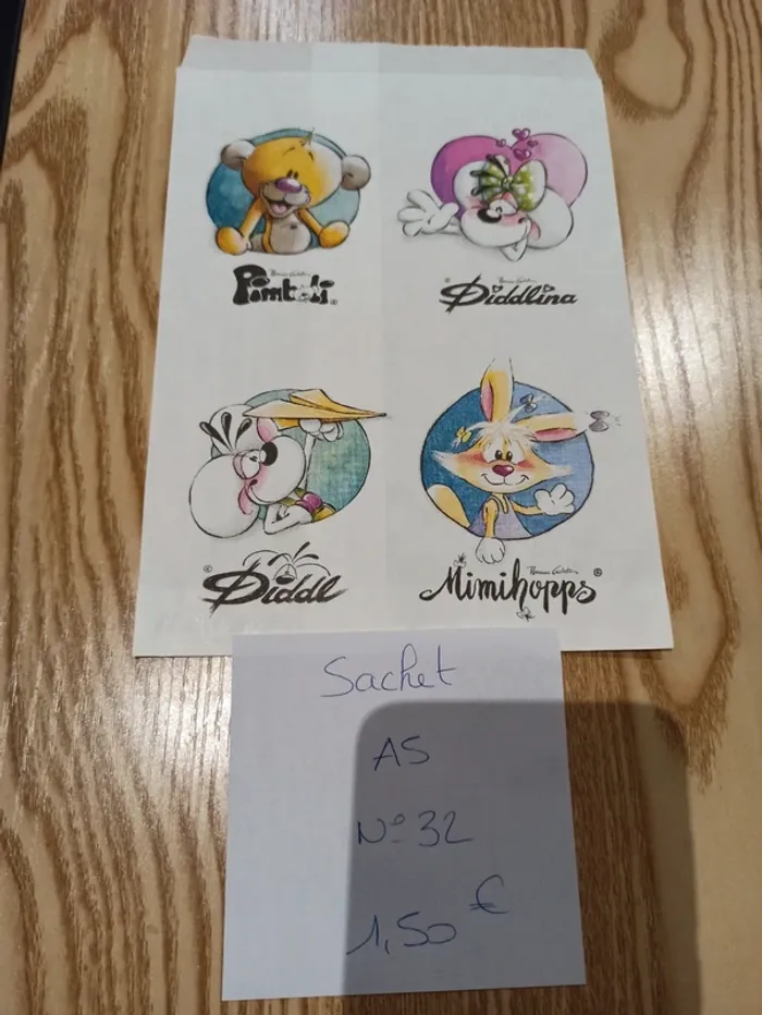 Sachet en papier Diddl A5 32 1,50€
